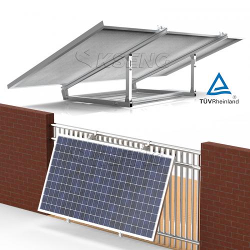 Solar Garden Balcony Mount Bracket Universal Easy Solar Kits for Home