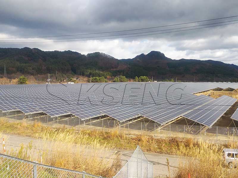 Japan Miyagi Prefecture Shichikashuku solar ground mounting system 9.2MW